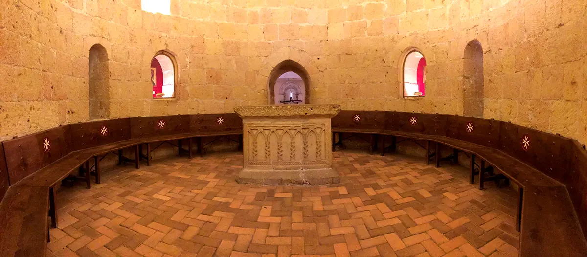 Piso superior de la Iglesia de la Vera Cruz de Segovia