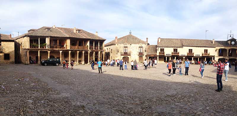 Plaza mayor de Pedraza