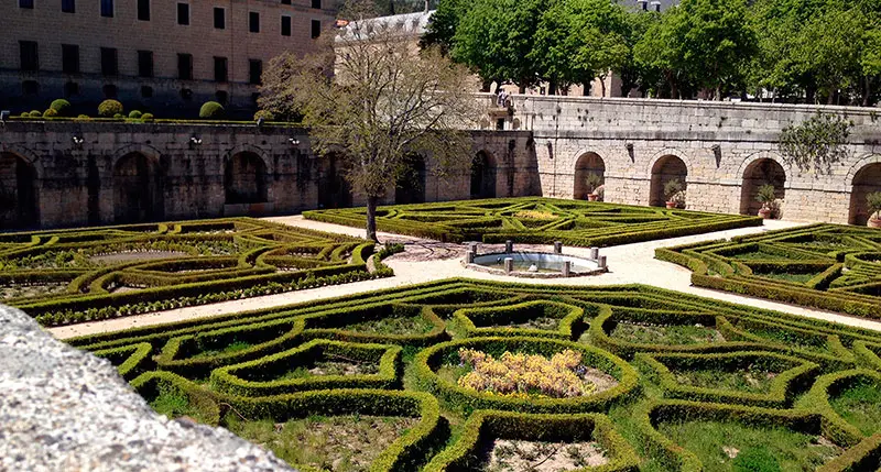 Jardín de la reina del Real Monasterio del Escorial