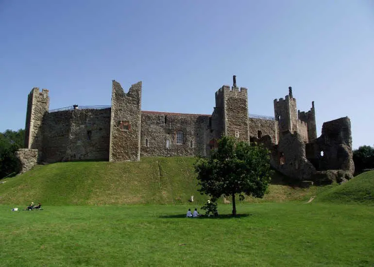 Castillo de Framlingham-Este de Inglaterra-Suffolk