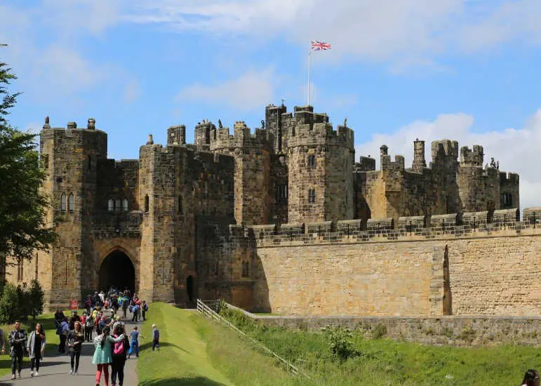 castillo de Ainwick-Nordeste de Inglaterra-Northumberland