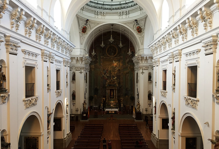 Interior de la  Iglesia de los Jesuitas