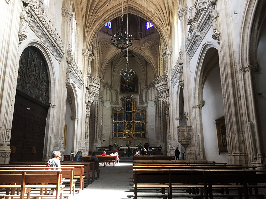 Interior de la iglesia del Monasterio de San Juan de los Reyes