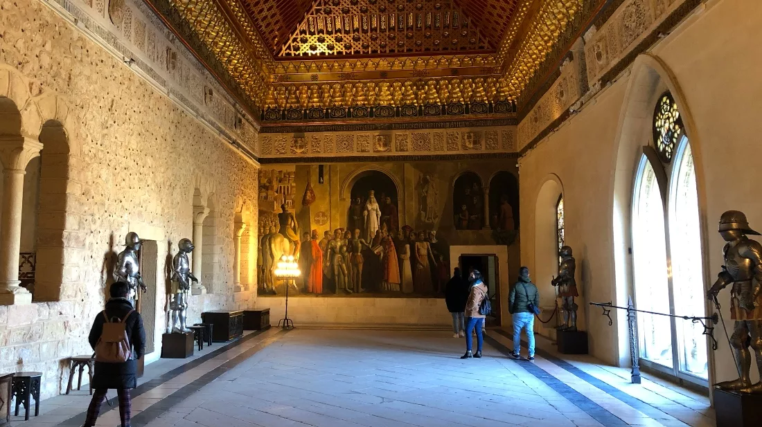 Sala Galera del Real Alcázar de Segovia