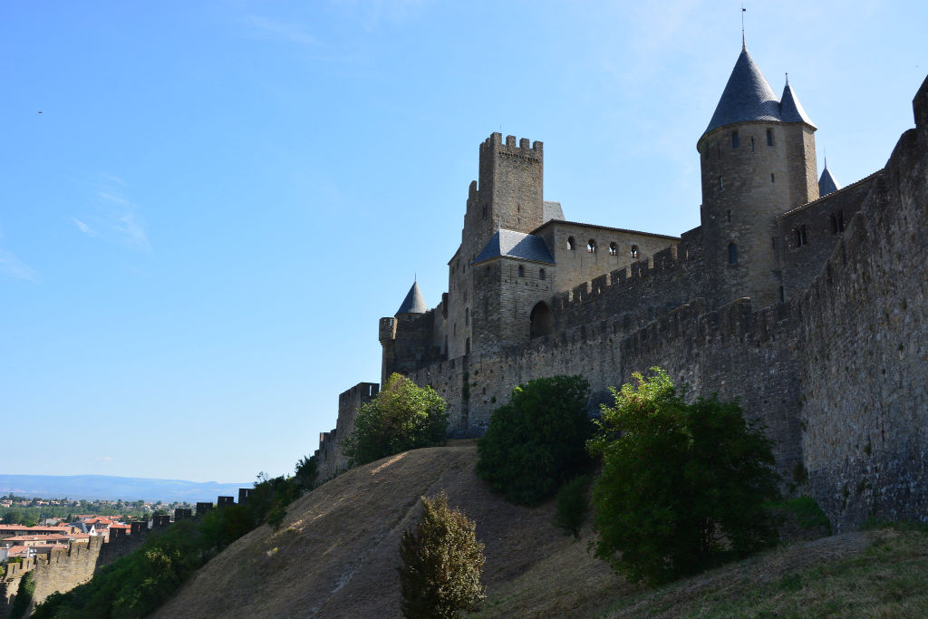 Vista parcial del Castillo de Carcassonne