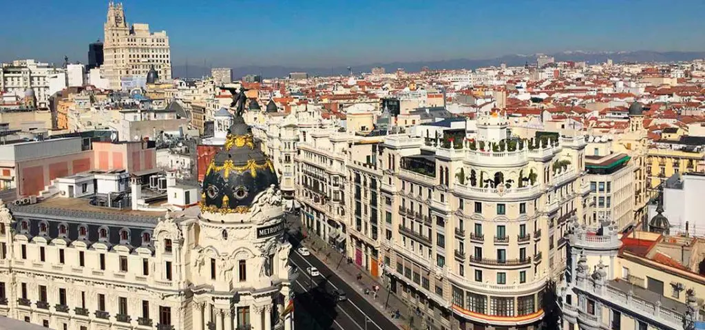 Madrid desde la Azotea del Círculo de Bellas Artes