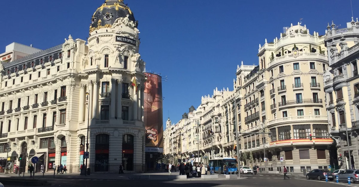 Calle Gran Vía de Madrid