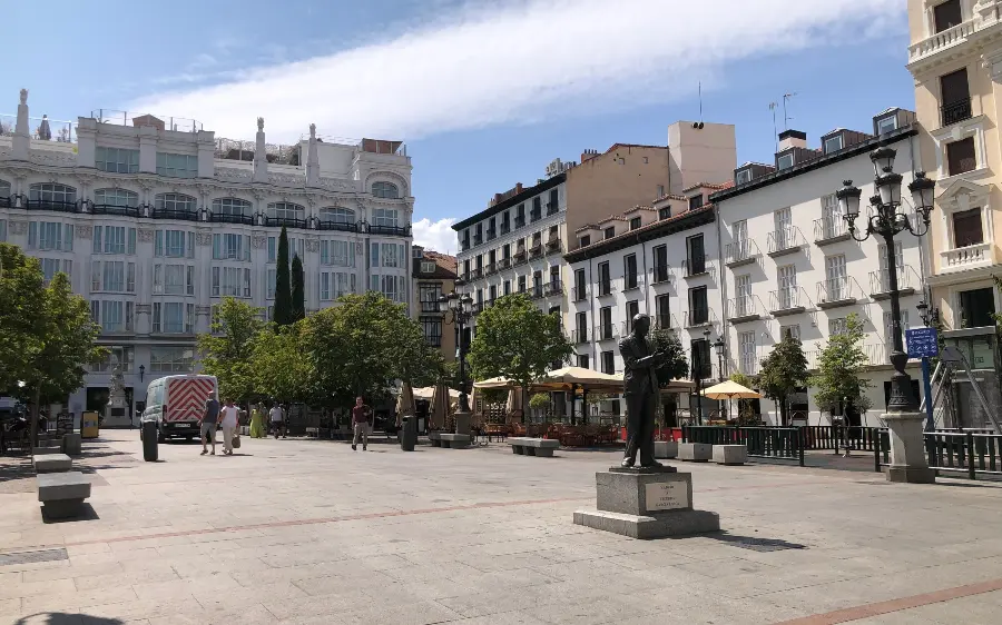 barrio de las letras de Madrid_ Plaza de Santa Ana